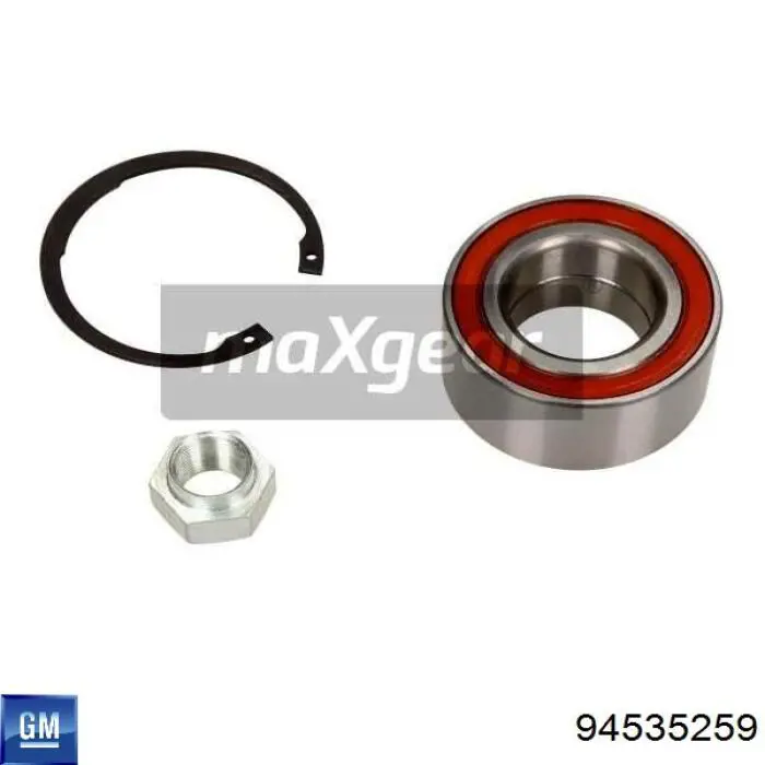 Cojinete de rueda delantero 94535259 General Motors
