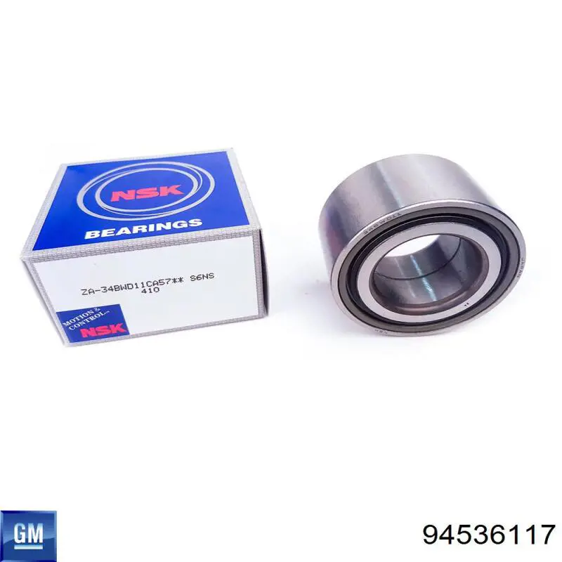 Cojinete de rueda delantero General Motors 94536117