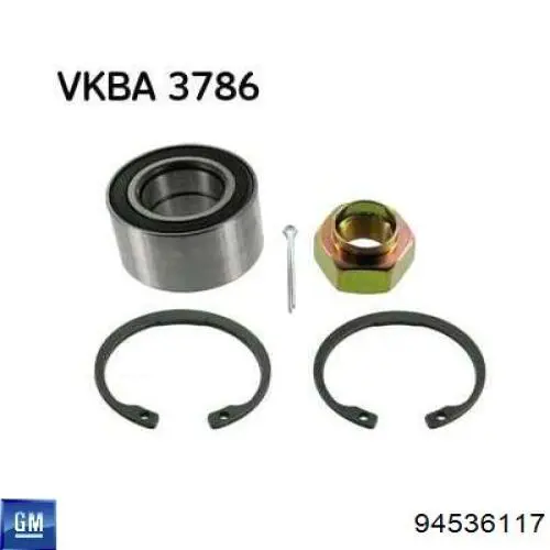 Cojinete de rueda delantero Chevrolet Aveo 2 T250, T255