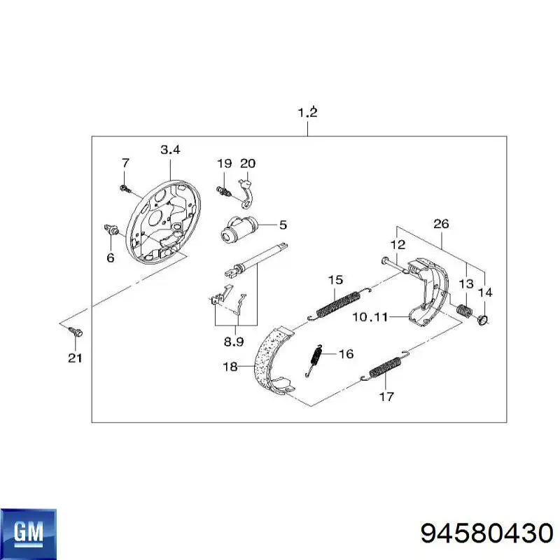  General Motors 94580430 precio, desde  
