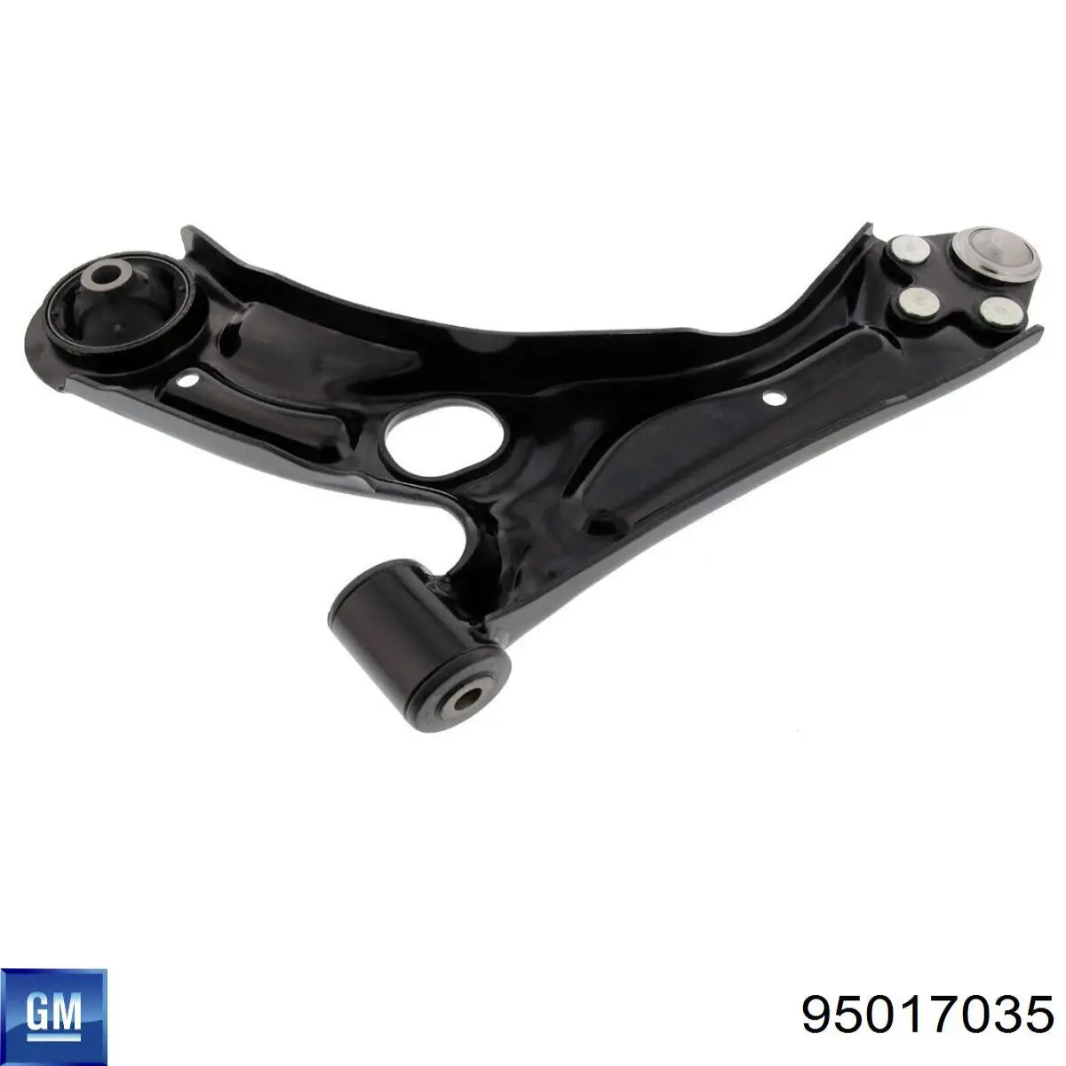 Brazo inferior izquierdo de la suspensión delantera 95017035 General Motors