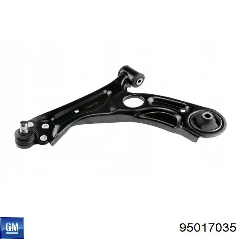 95017035 General Motors Brazo inferior izquierdo de la suspensión delantera
