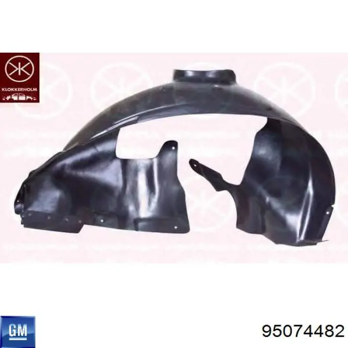 Guardalodos interior izquierdo, guardafango delantero General Motors 95074482 precio, desde 26,50 EUR
