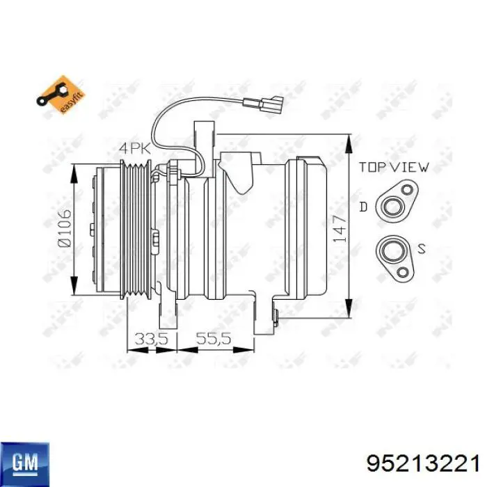 Compresor ac General Motors 95213221 precio, desde 273,45 EUR