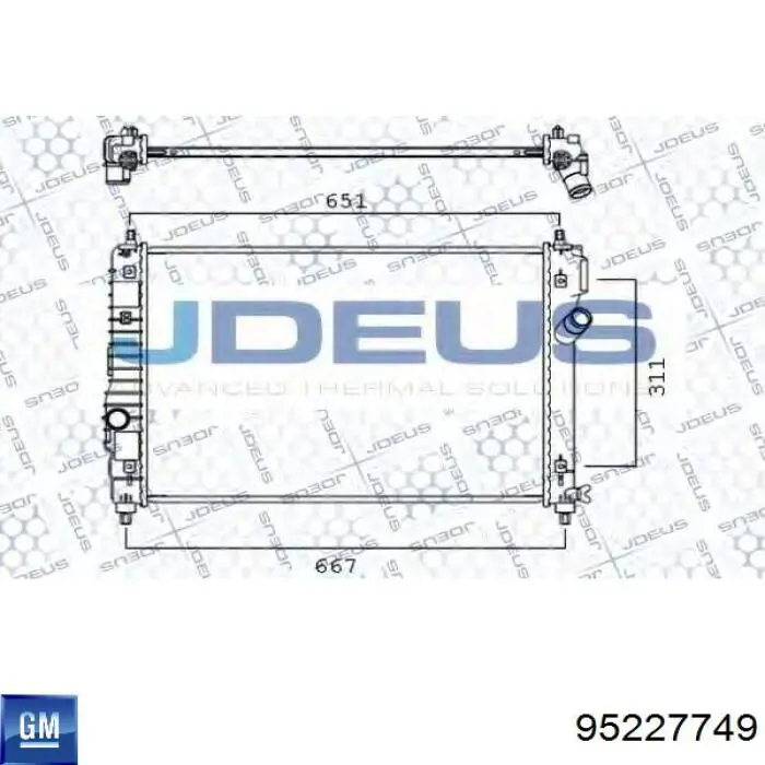 Água radiador General Motors 95227749 precio, desde 86,16 EUR