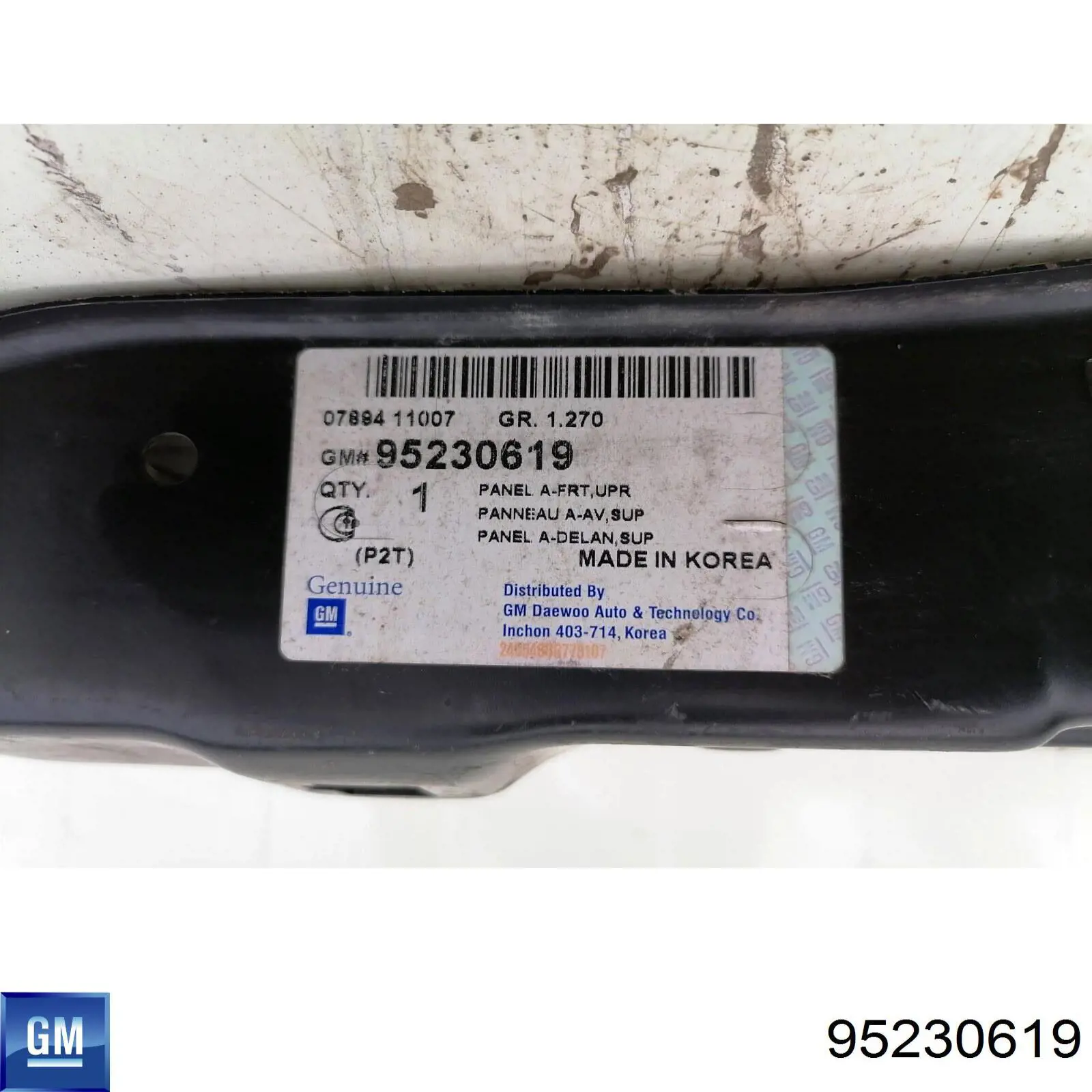 95230619 General Motors soporte de radiador superior