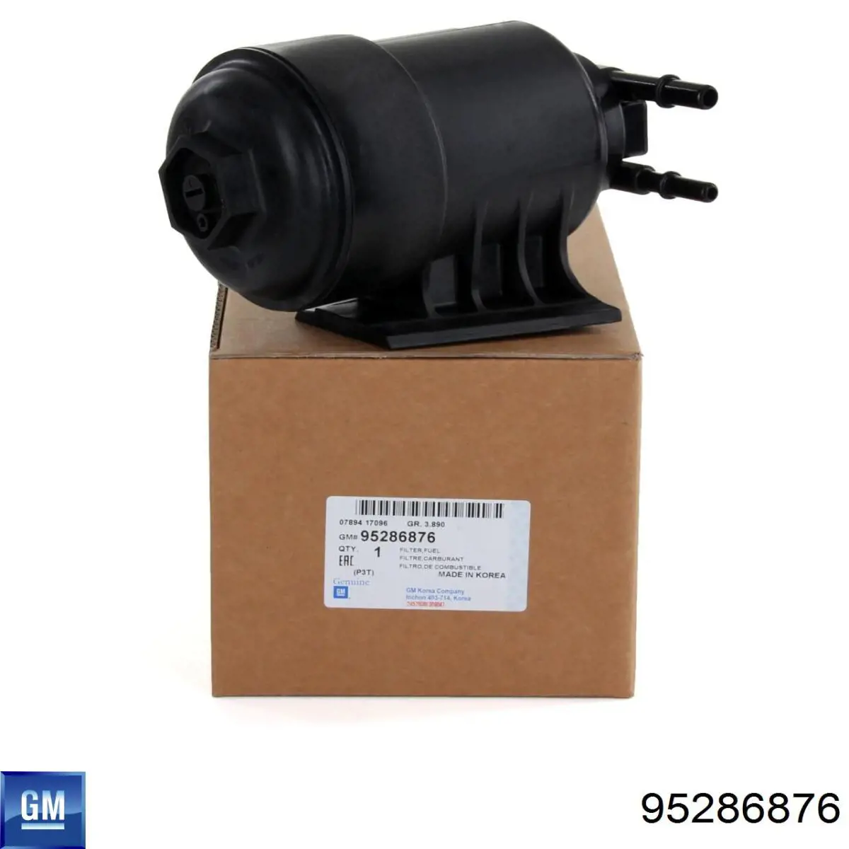 Filtro de combustible 95286876 General Motors
