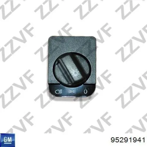 95291941 Opel interruptor de faros para "torpedo"