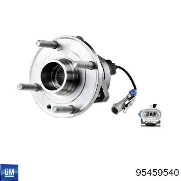Buje de rueda delantero 95459540 General Motors