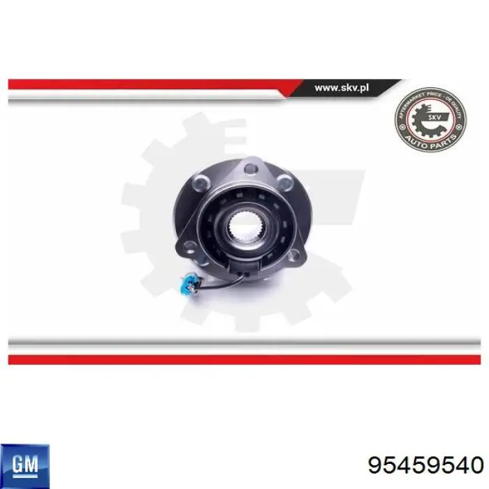 Buje de rueda delantero General Motors 95459540 precio, desde 102,05 EUR
