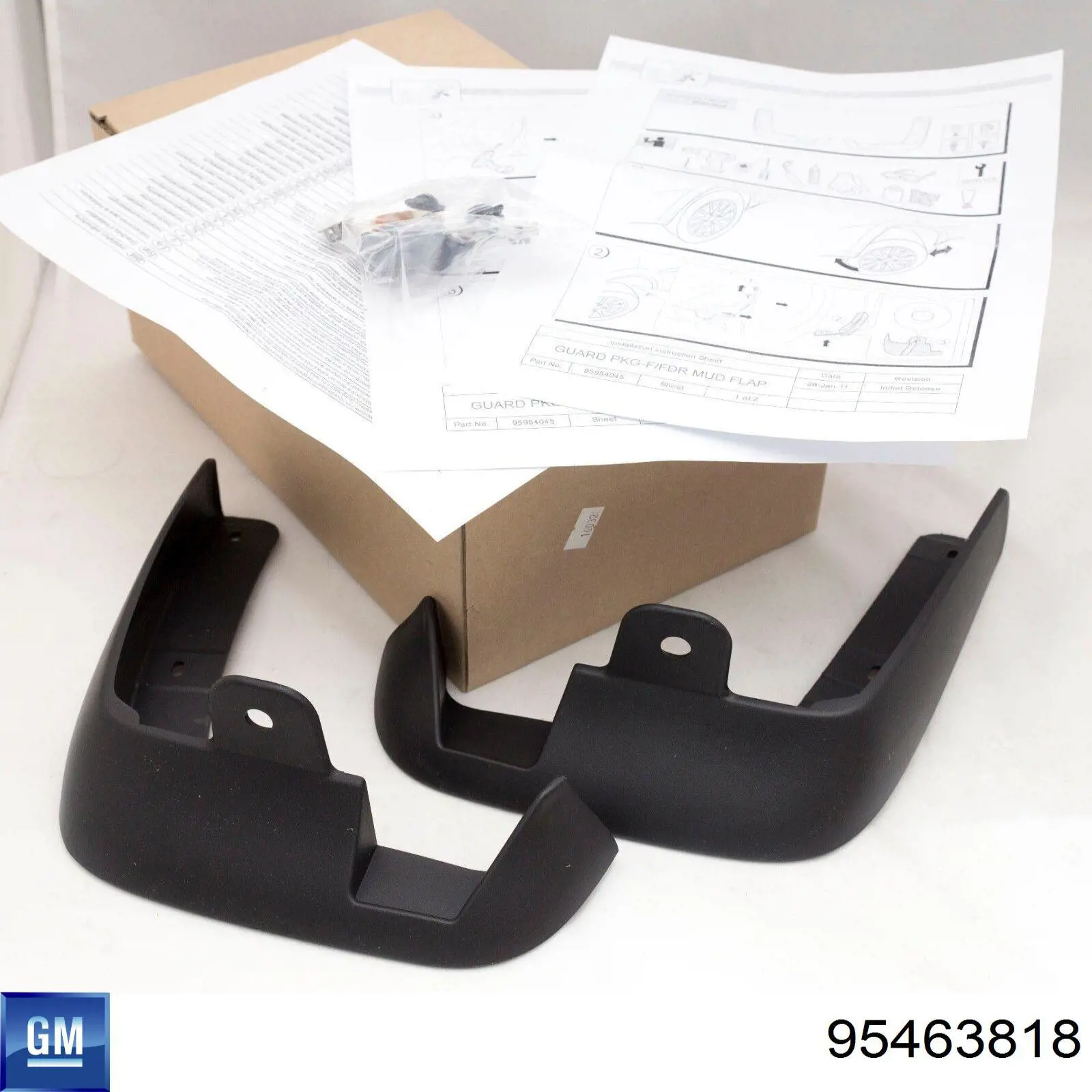  Guardabarros delanteros Chevrolet Aveo 3