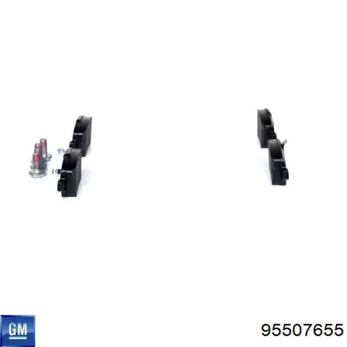 95507655 General Motors Pastillas freno traseras