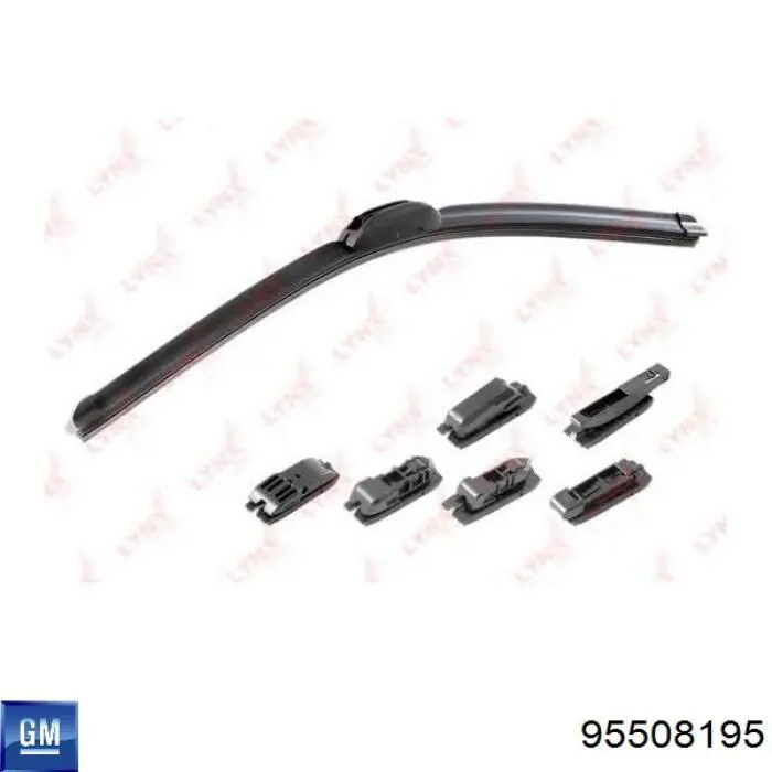 Escobilla del limpiaparabrisas del lado del conductor 95508195 General Motors