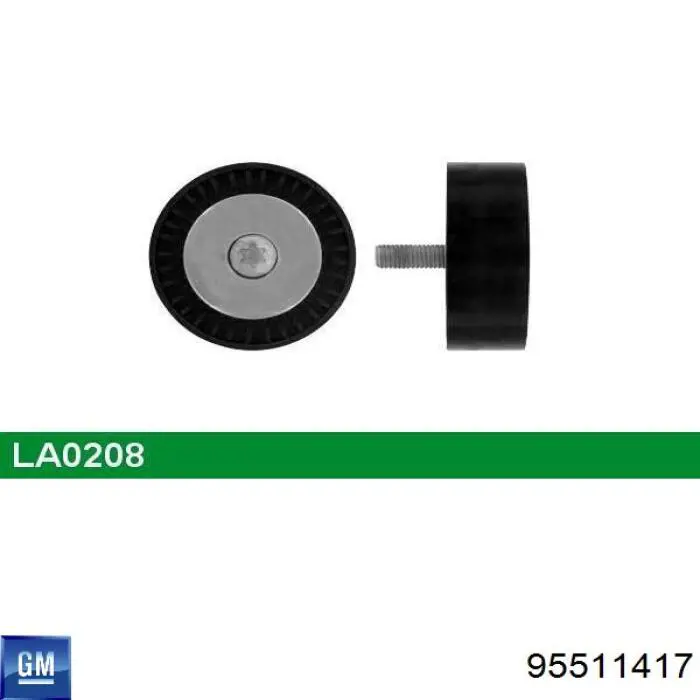 Comprar 95511417 General Motors Polea inversión/guía, correa poli V