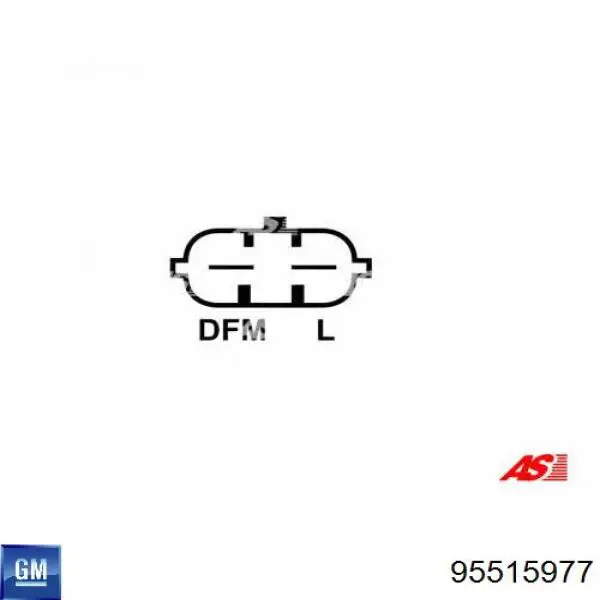 6204266 Opel alternador