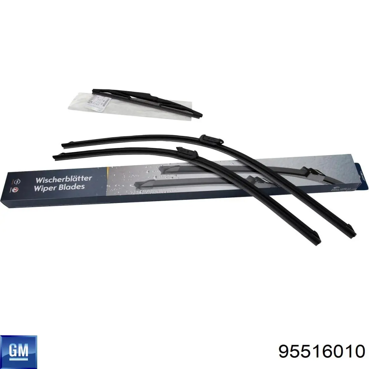 Limpiaparabrisas delanteras 95516010 General Motors