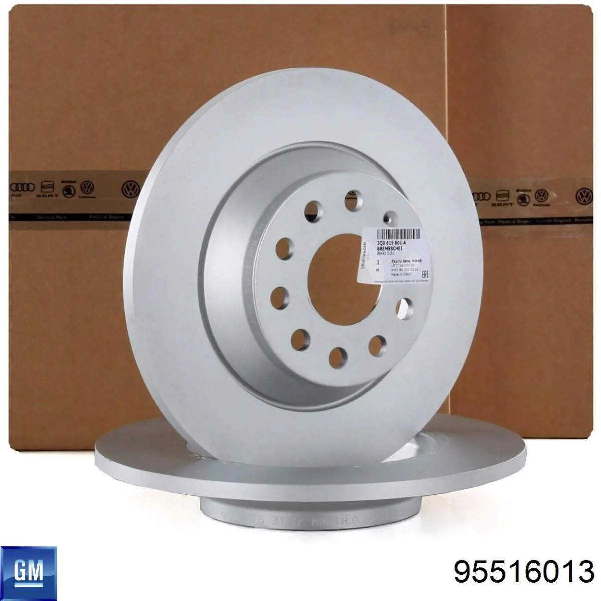 Limpiaparabrisas delanteras 95516013 General Motors
