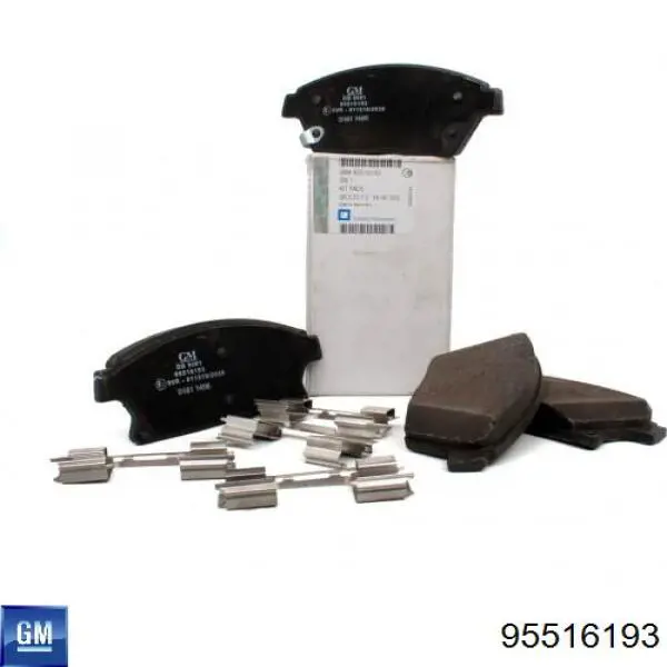 Pastillas de freno 95516193 General Motors
