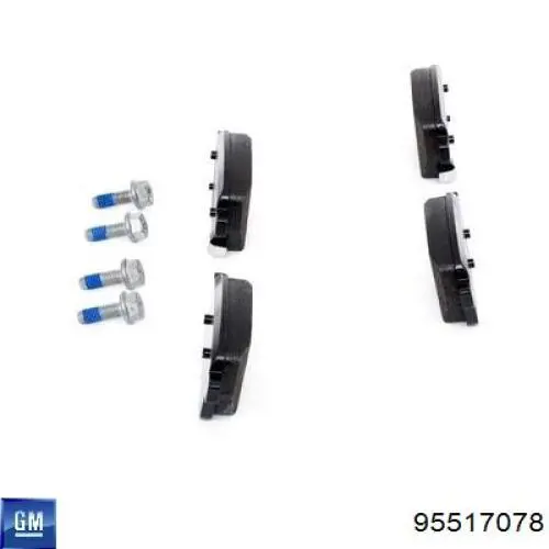 95517078 General Motors Pastillas delanteras