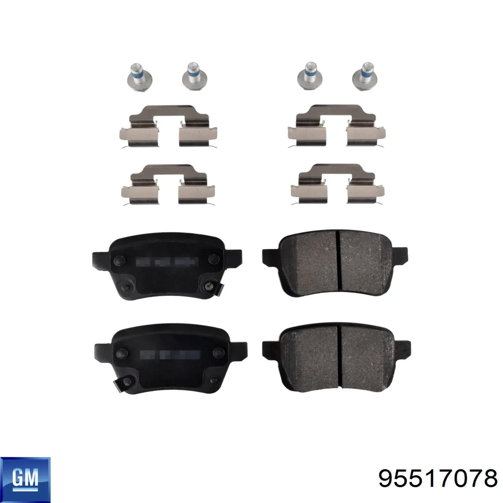 95517078 General Motors Pastillas delanteras