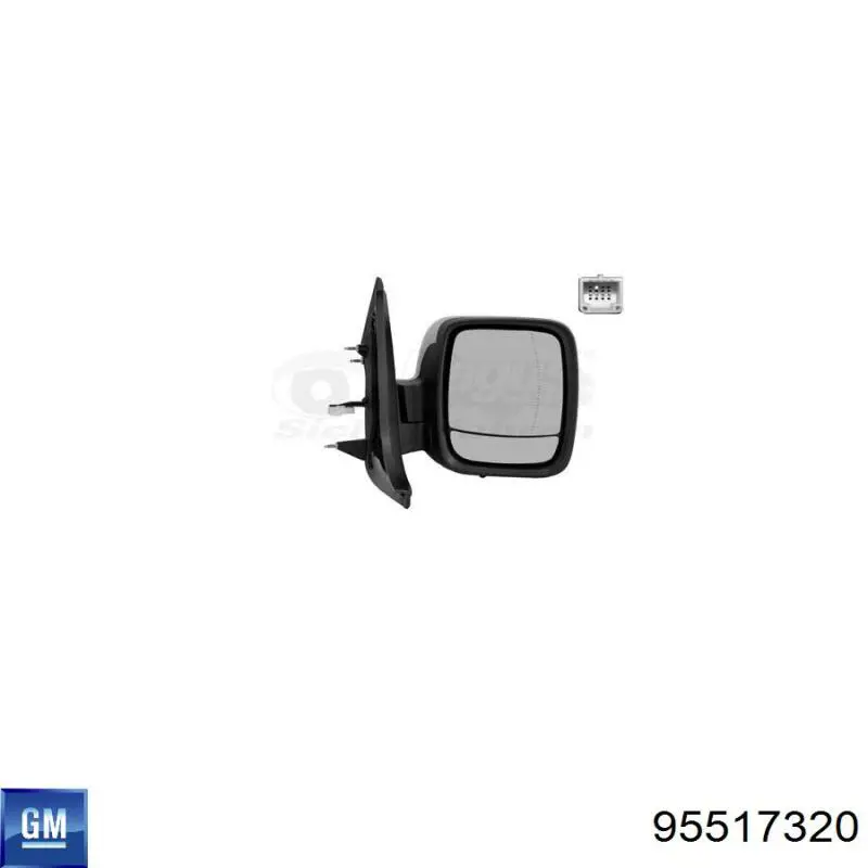 963010508R Renault (RVI) Espejo derecho