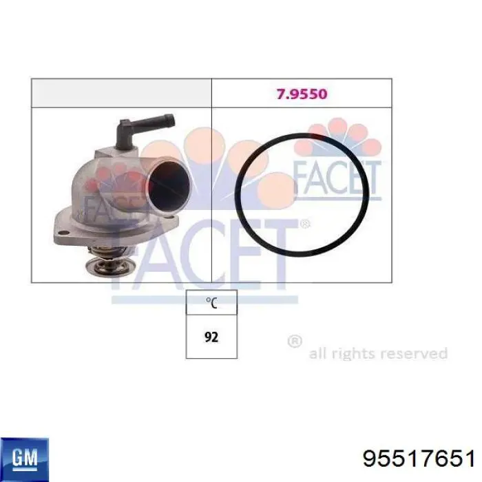 Comprar 95517651 General Motors Termostato