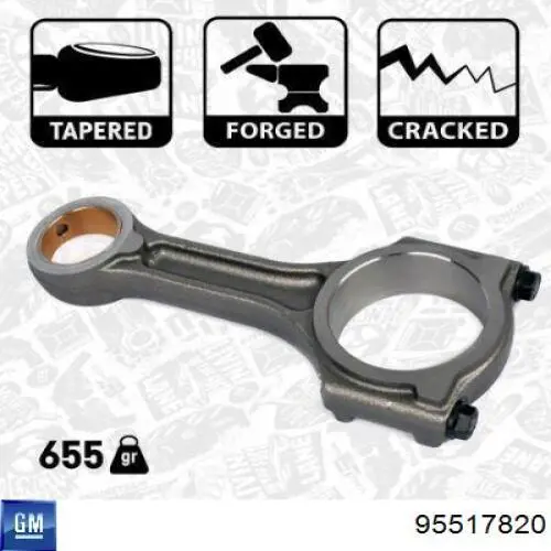 Juego de cojinetes de biela, estándar (STD) General Motors 95517820 precio, desde 60,27 EUR