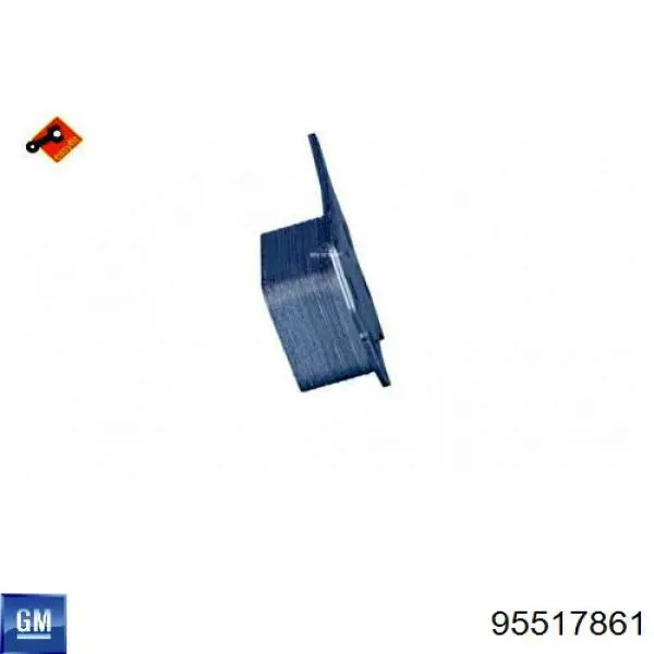 Radiador de aceite debajo del filtro 95517861 Opel