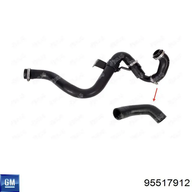 Comprar 95517912 General Motors Tubo del sensor de presión de gases de escape