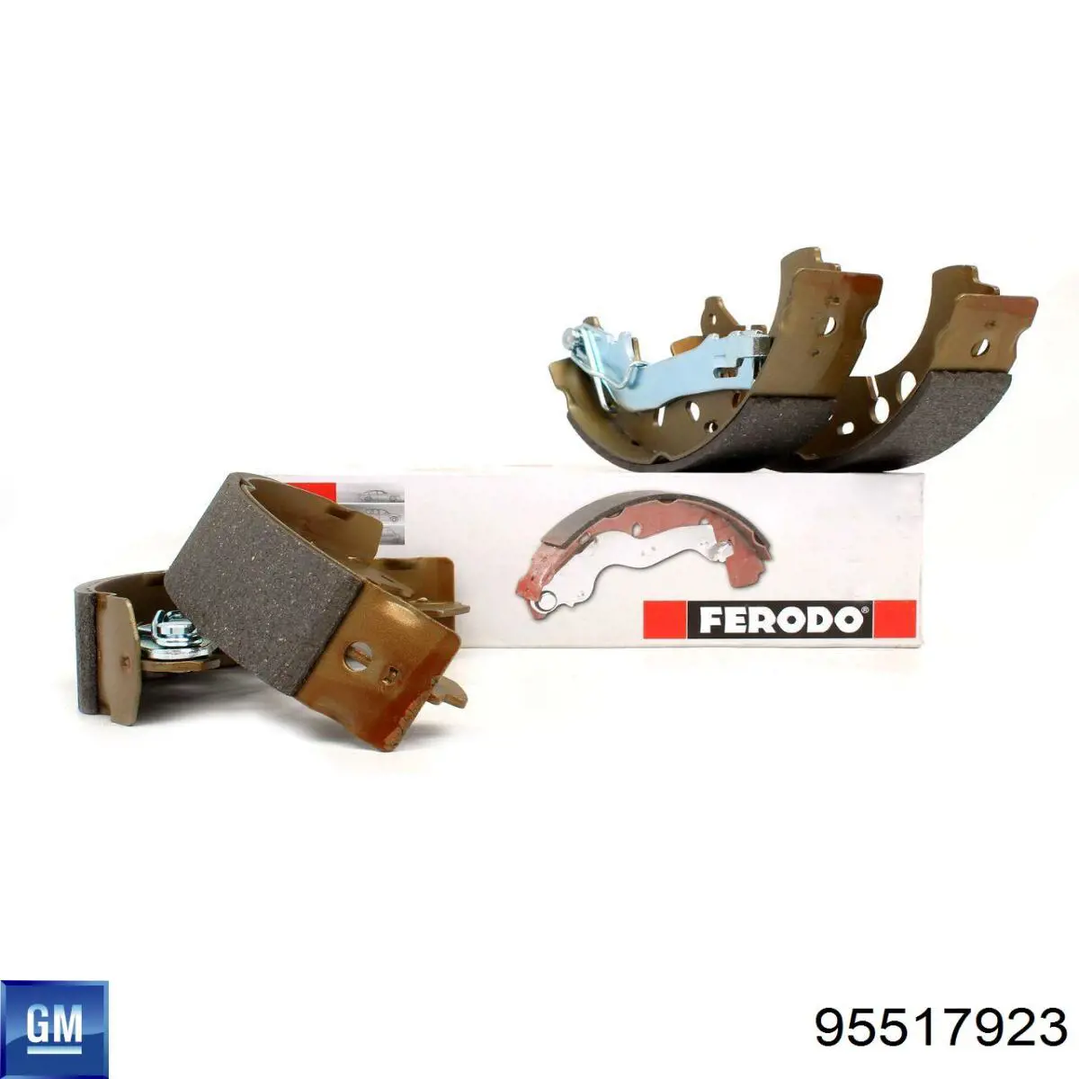 95517923 General Motors Zapatas de freno de tambor traseras