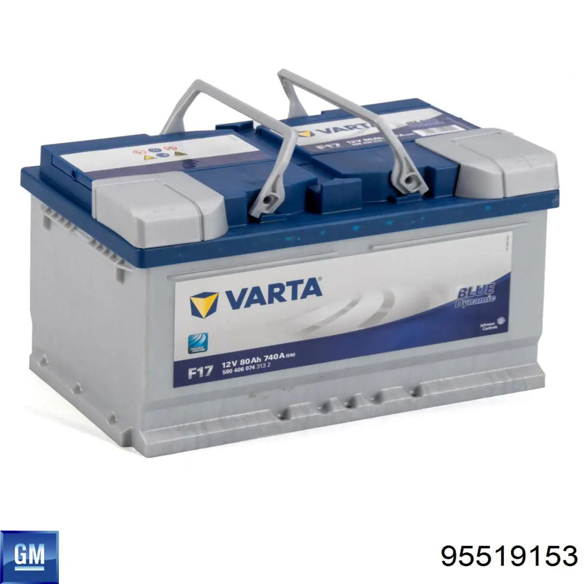 Batería de arranque General Motors 95519153