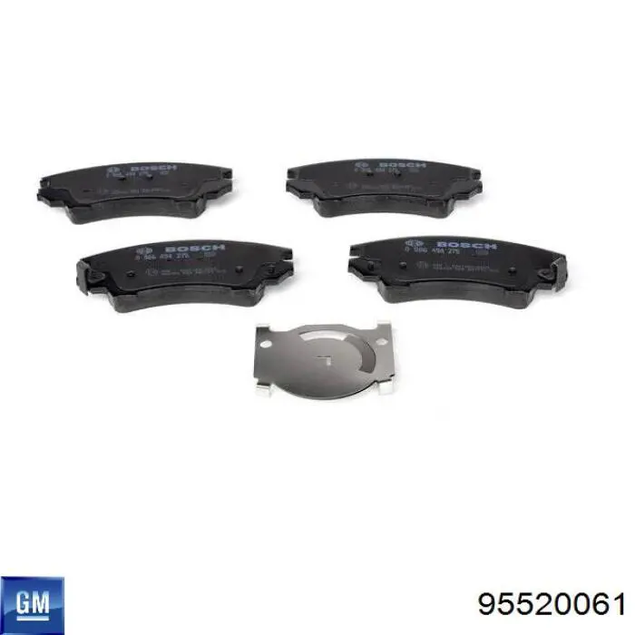 95520061 General Motors Pastillas delanteras