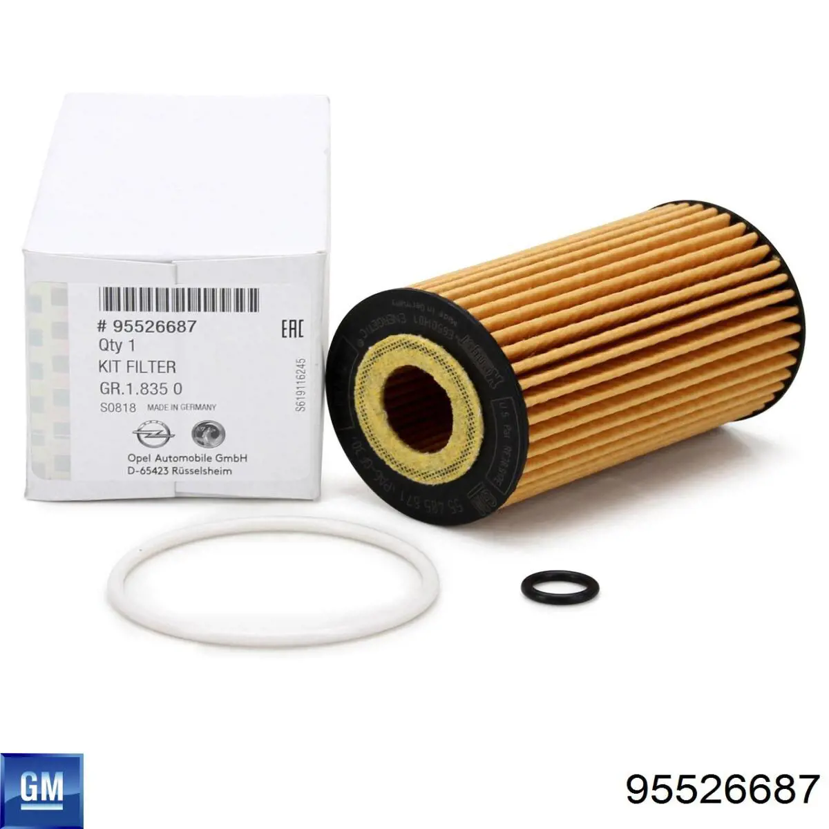 Filtro de aceite 95526687 General Motors