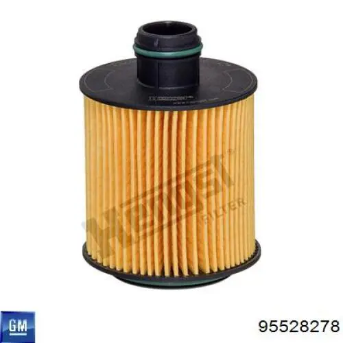 Filtro de aceite 95528278 General Motors