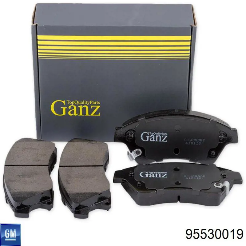 Pastillas de freno 95530019 General Motors