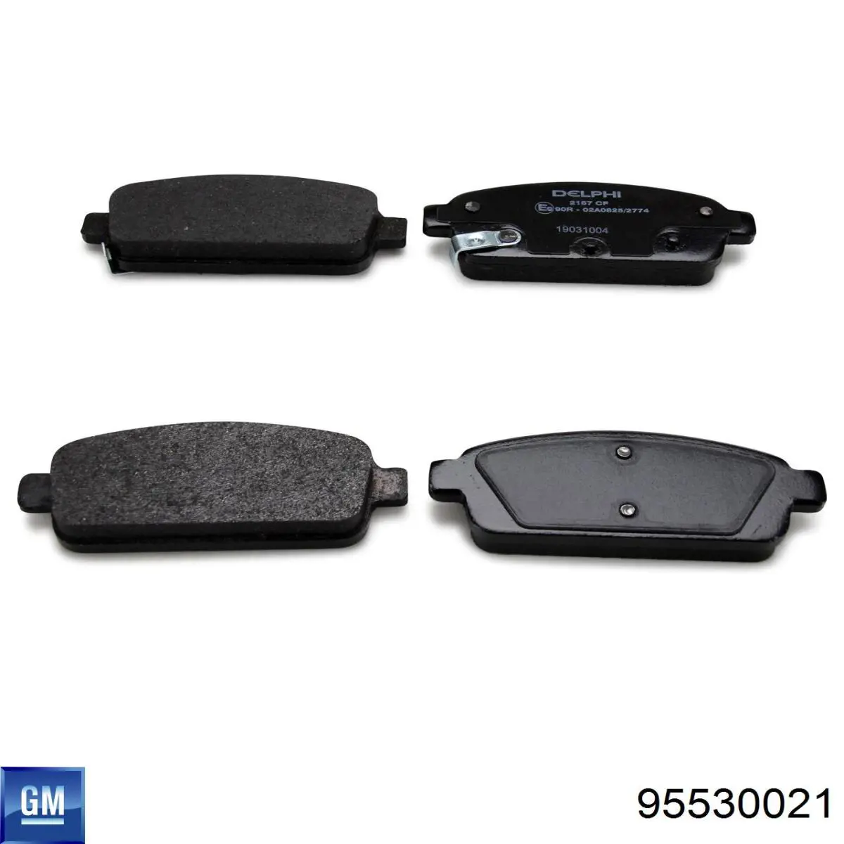 Comprar 95530021 General Motors Pastillas de freno traseras
