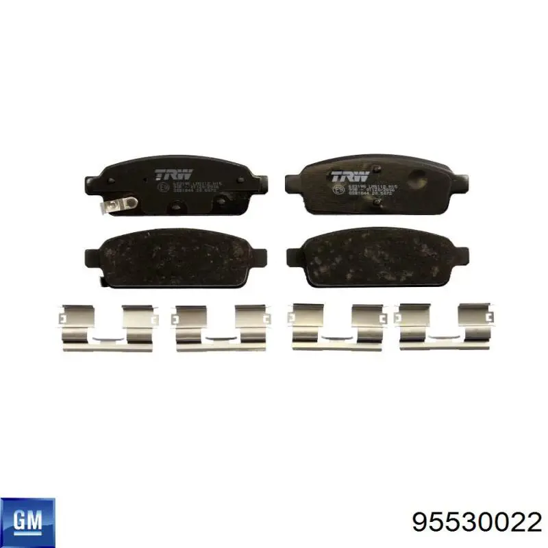 Pastillas traseras de freno General Motors 95530022 precio, desde 23,50 EUR