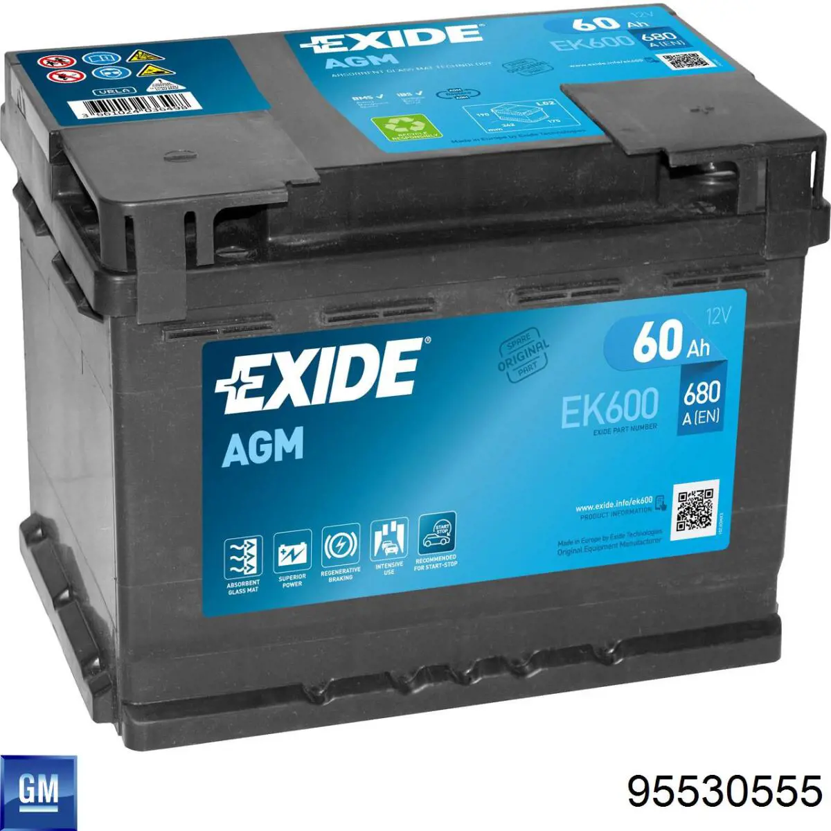 Batería de arranque General Motors 95530555 precio, desde 139,83 EUR
