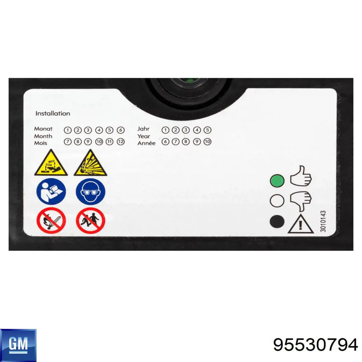 Batería de arranque General Motors 95530794 precio, desde 130,21 EUR