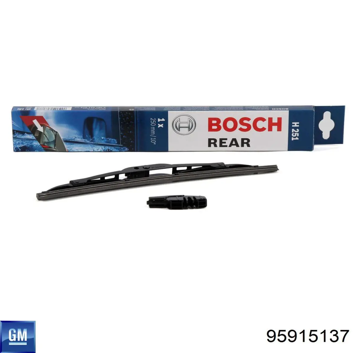 Limpiaparabrisas posterior General Motors 95915137