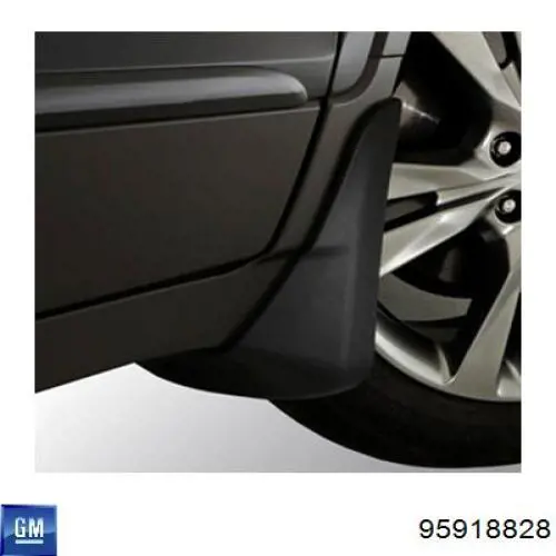 Juego de faldillas guardabarro traseros para Opel Mokka I J13