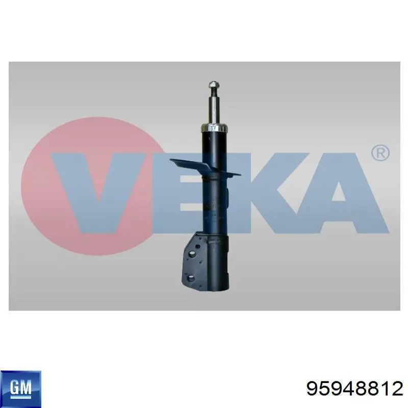 Amortiguador delantero derecho 95948812 General Motors