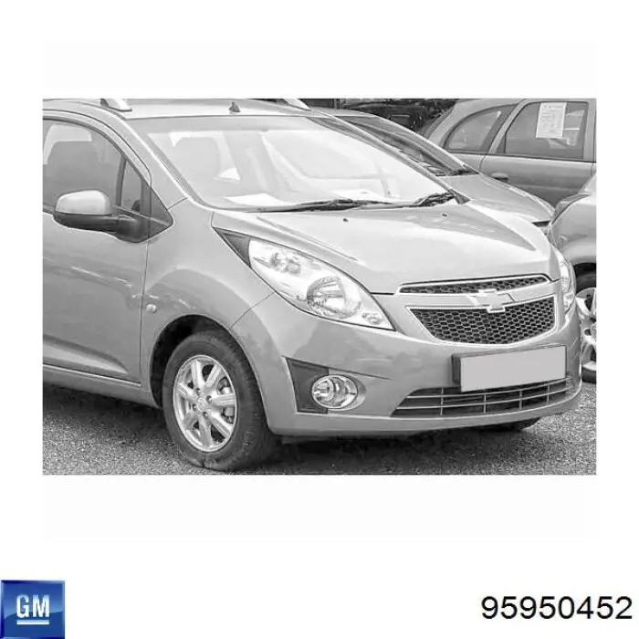 Guardabarros delantero derecho Chevrolet Spark (Matiz) (M300)