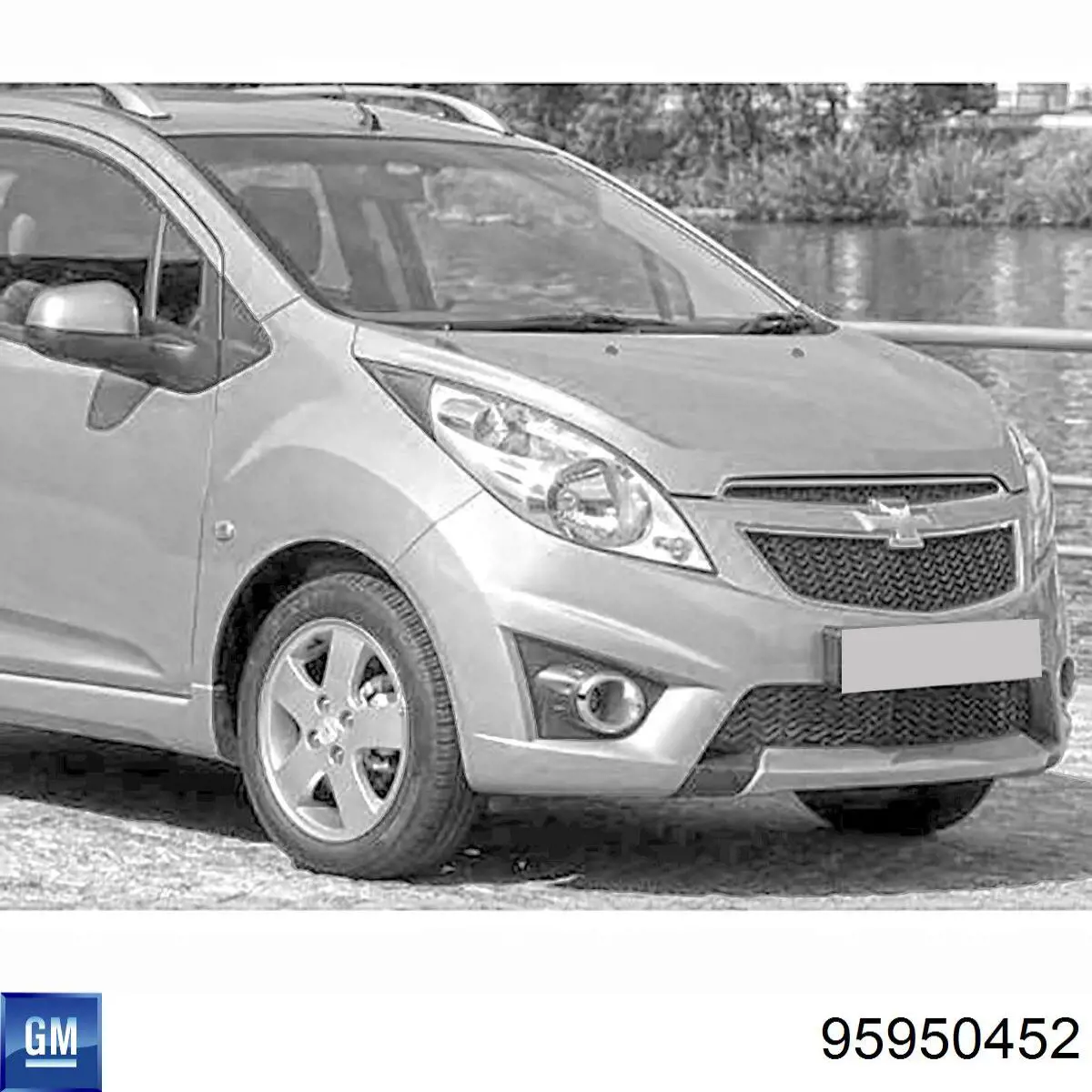 Guardabarros delanteros derecho General Motors 95950452 precio, desde 101,14 EUR