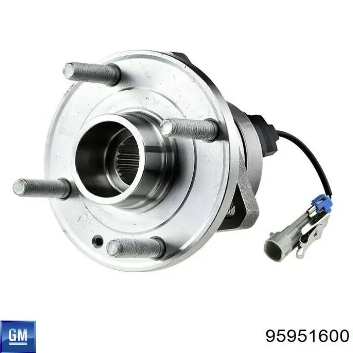 Buje de rueda delantero 95951600 General Motors