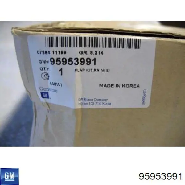  Faldillas guardabarros traseros Chevrolet Aveo 3