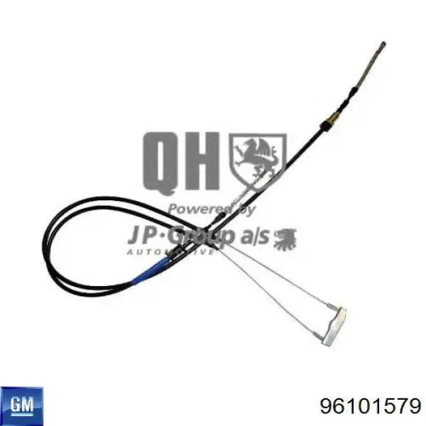 96101579 General Motors cable de freno de mano trasero derecho/izquierdo