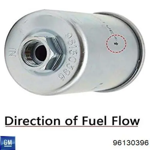 96130396 General Motors Filtro de gasolina