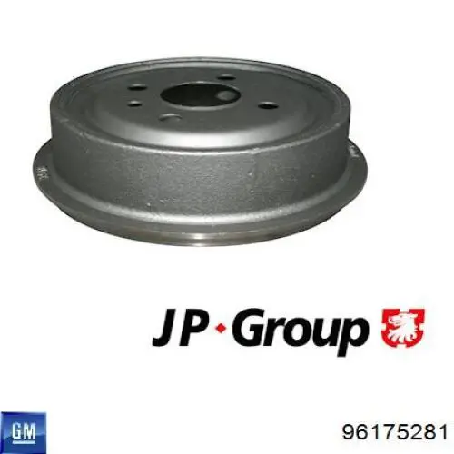 Tambor de freno trasero 96175281 General Motors