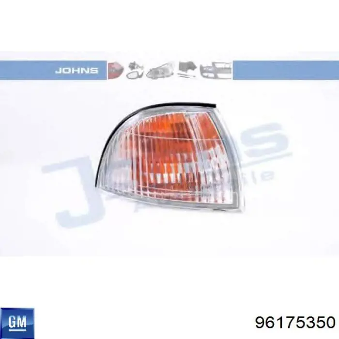Piloto intermitente derecho 96175350 General Motors